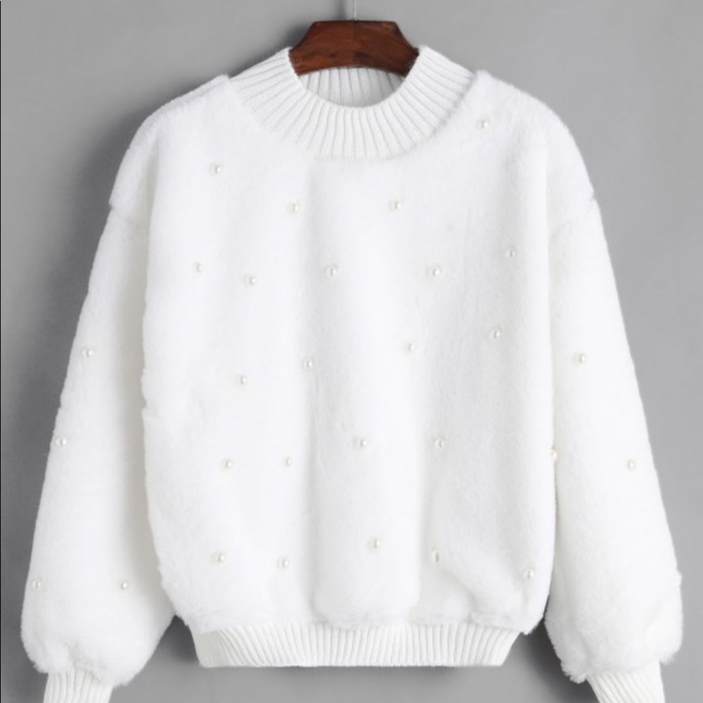 White/Pearl Sweater